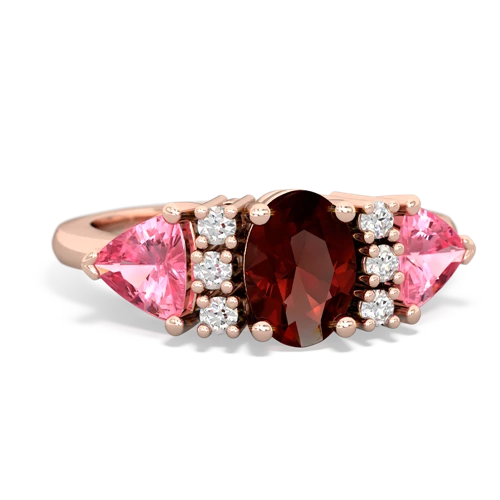 garnet-pink sapphire timeless ring