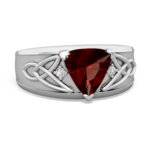 garnet celtic ring