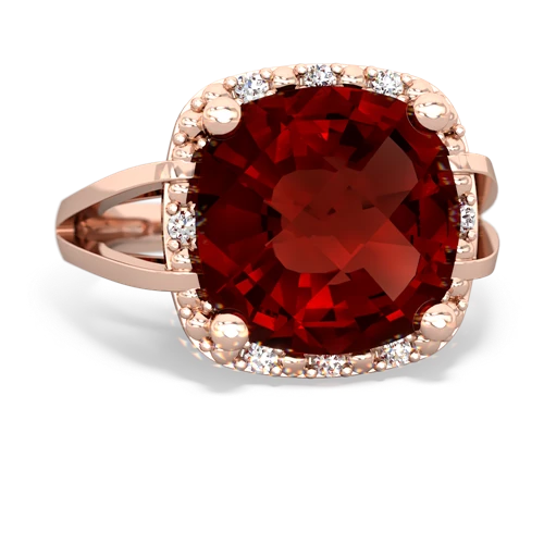 garnet cocktail ring