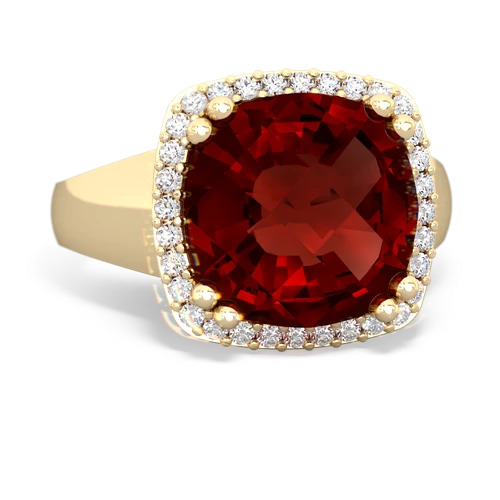 garnet cocktail ring