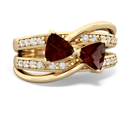 garnet couture ring