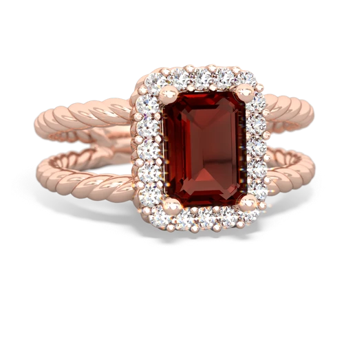 garnet couture ring