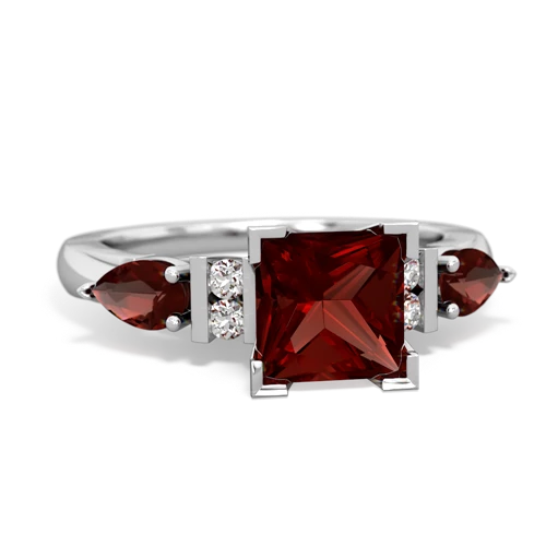 garnet engagement ring