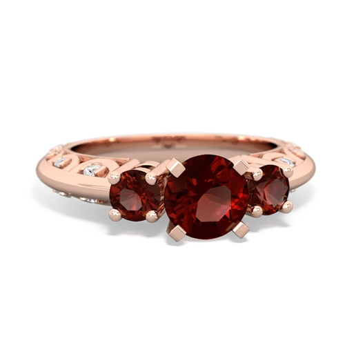 garnet engagement ring