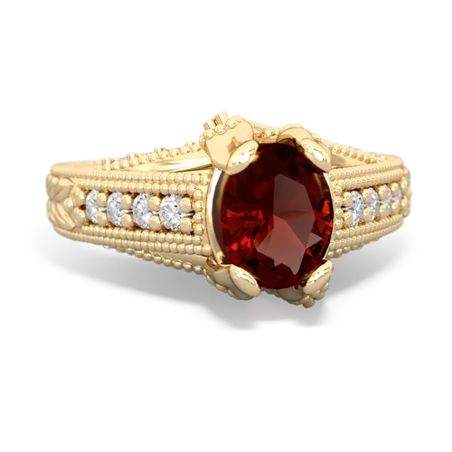 garnet engagement ring