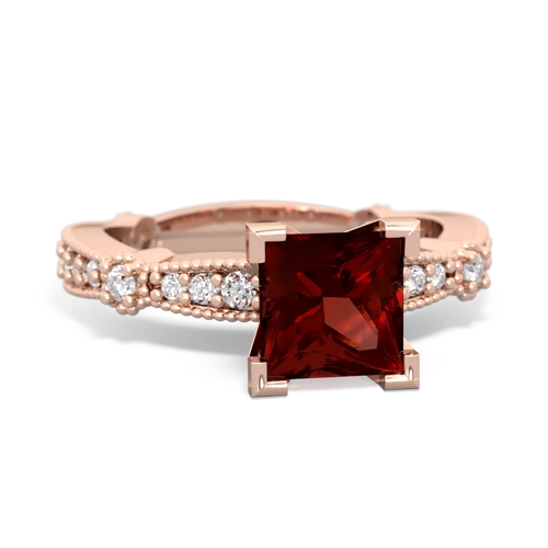 garnet engagement ring