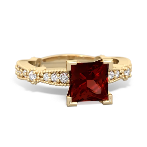 garnet engagement ring