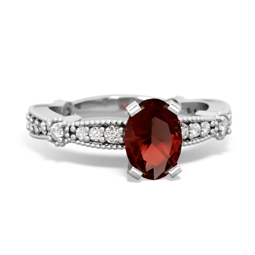 garnet engagement ring