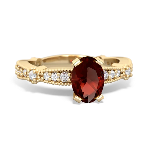 garnet engagement ring