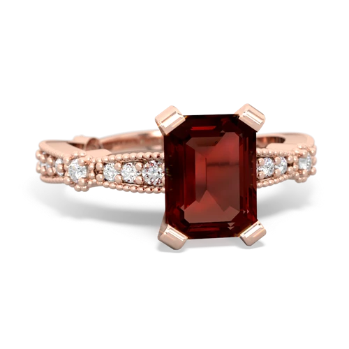 garnet engagement ring