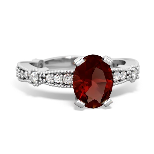 garnet engagement ring