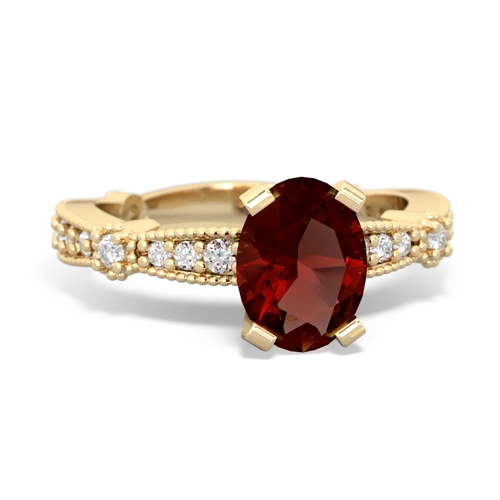 garnet engagement ring