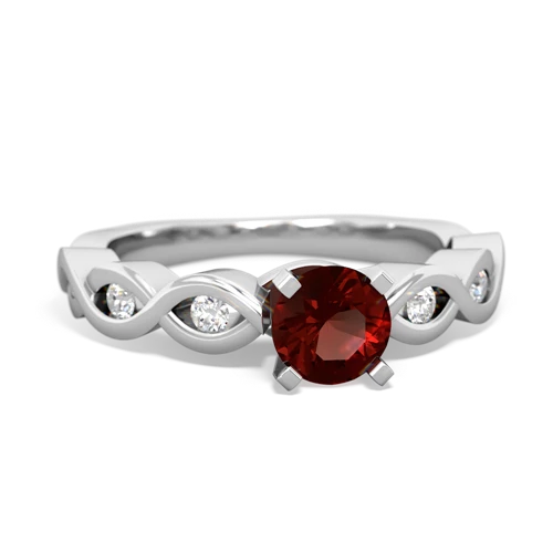 garnet engagement ring