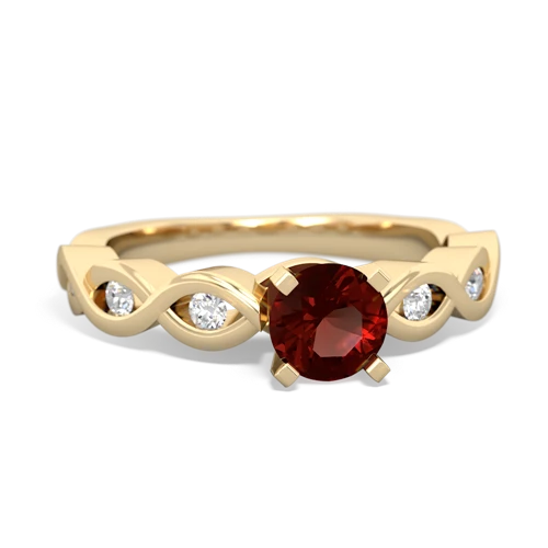 garnet engagement ring