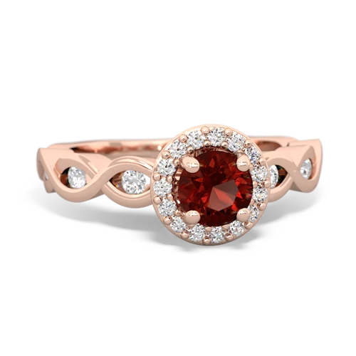 garnet engagement ring