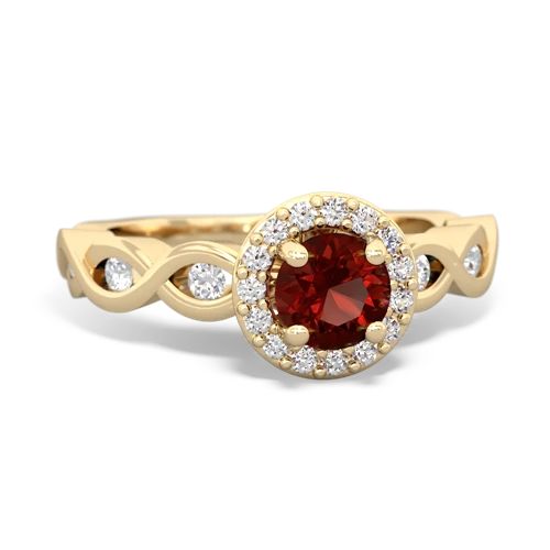 garnet engagement ring