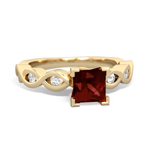 garnet engagement ring