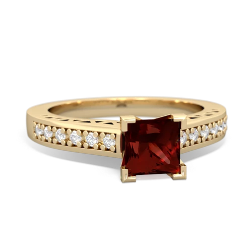 garnet engagement ring