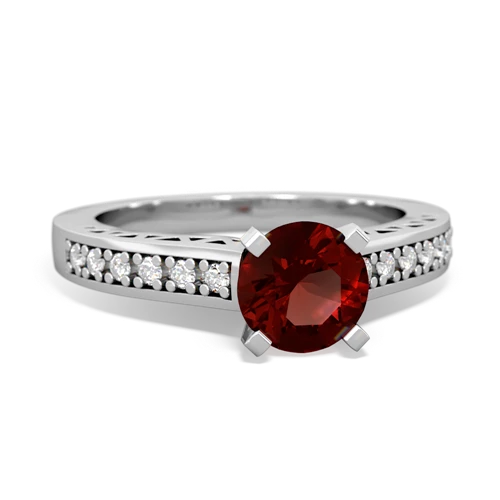 garnet engagement ring