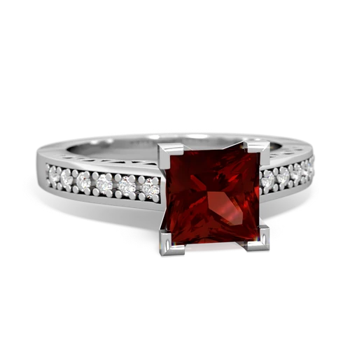 garnet engagement ring