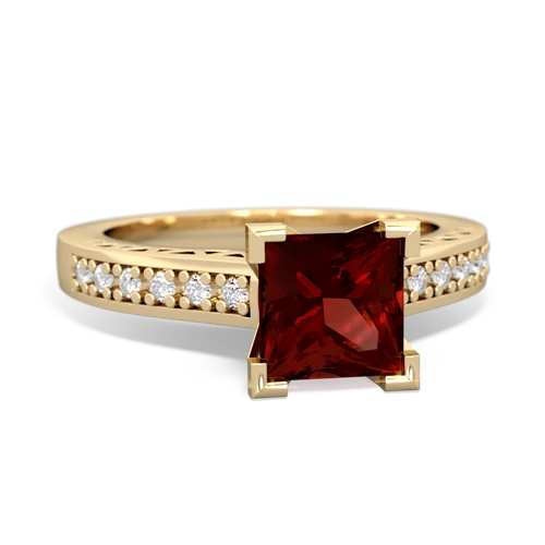 garnet engagement ring