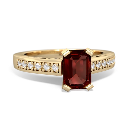 garnet engagement ring