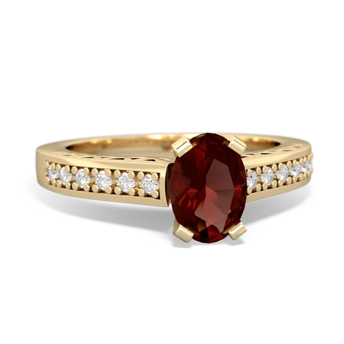 garnet engagement ring