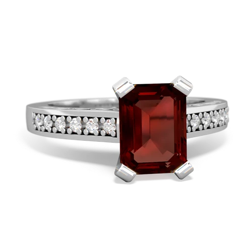 garnet engagement ring