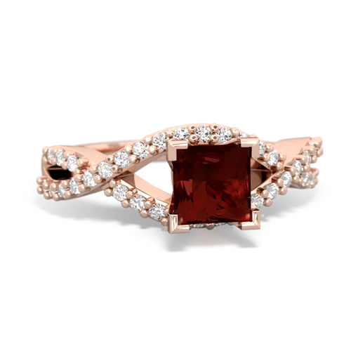 garnet engagement ring