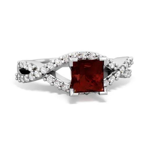 garnet engagement ring