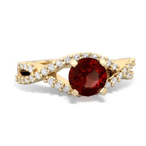 garnet engagement ring