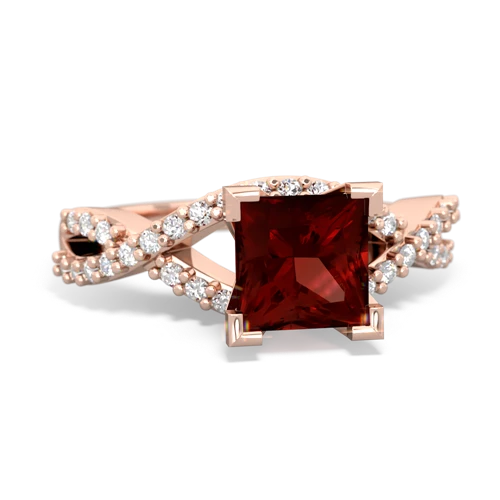 garnet engagement ring