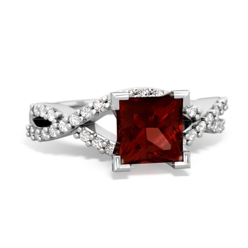 garnet engagement ring