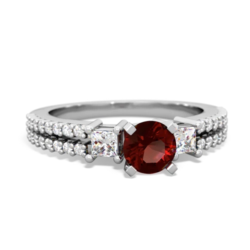 garnet engagement ring