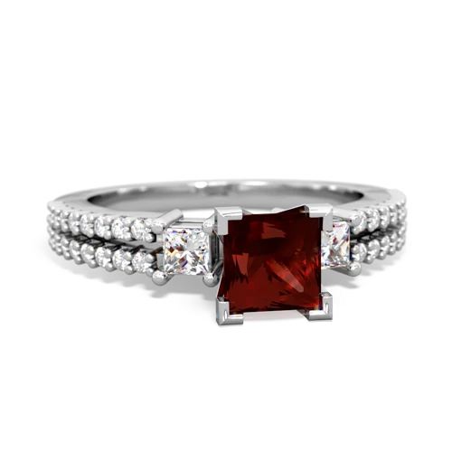 garnet engagement ring