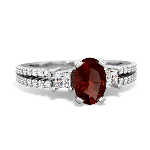 garnet engagement ring