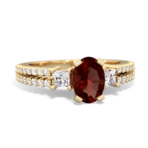 garnet engagement ring