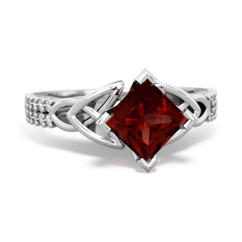 garnet engagement ring