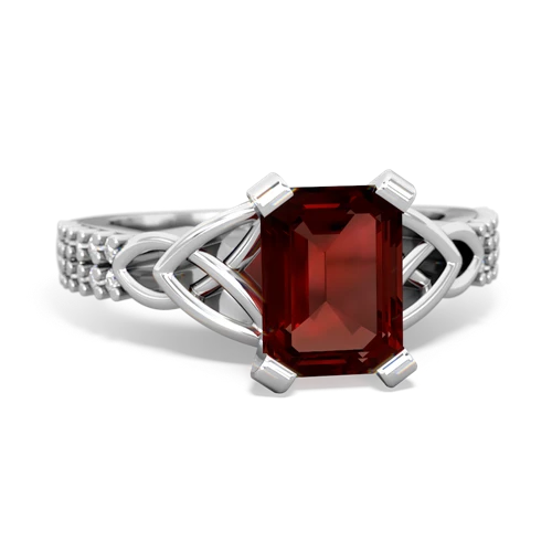 garnet engagement ring