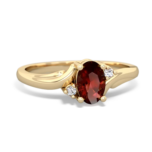 garnet filligree ring