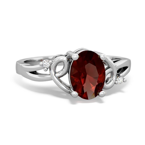 garnet filligree ring