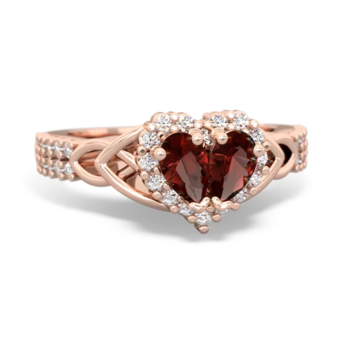 garnet keepsake engagement ring