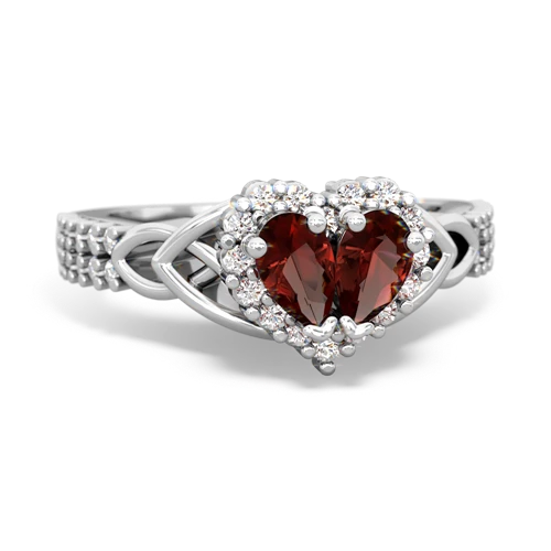 garnet keepsake engagement ring