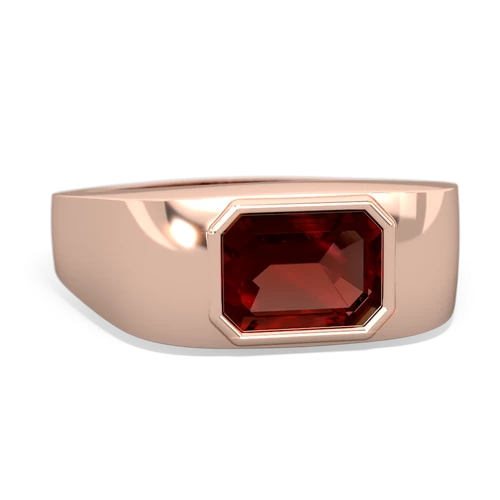 garnet mens ring