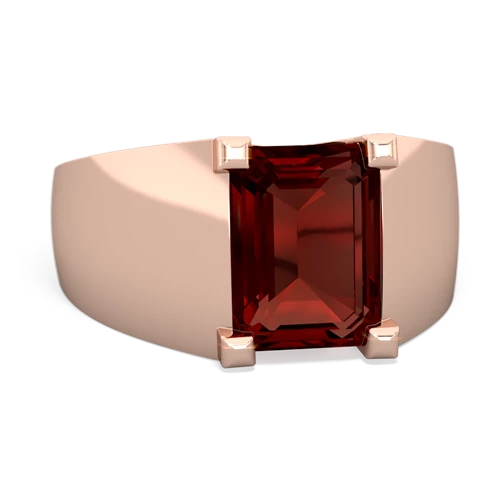 garnet mens ring