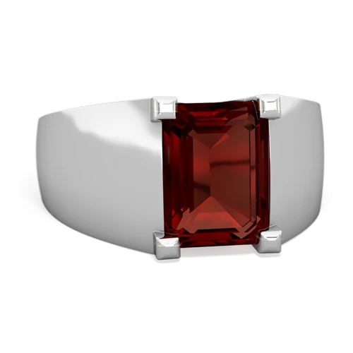 garnet mens ring