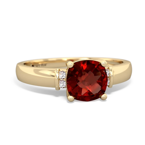 garnet modern ring