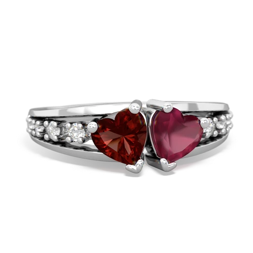 garnet-ruby modern ring