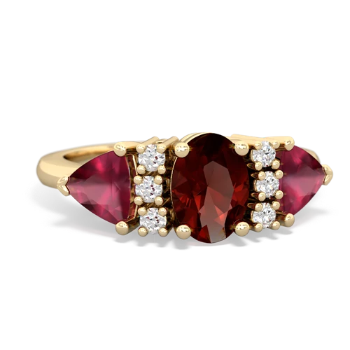 garnet-ruby timeless ring