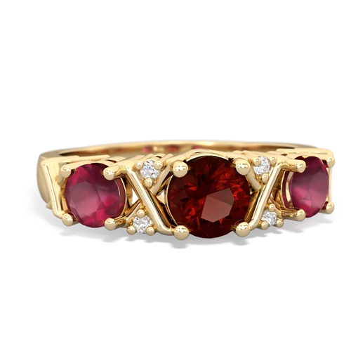 garnet-ruby timeless ring